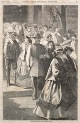 Dia de Ação de Graças - The Church Porch, 1865.