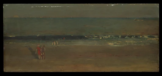 A praia, fim de tarde