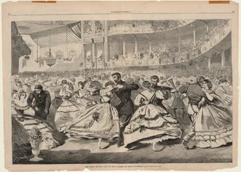 O grande baile russo na Academy of Music, 5 de novembro de 1863, de Harper