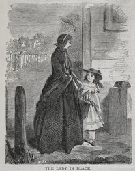 A senhora de preto, 1860
