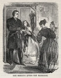 A reunião após o casamento, 1860.
