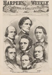 A delegação secessionista do Mississippi no Congresso