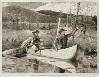 «Caça com armadilhas nos Adirondacks»