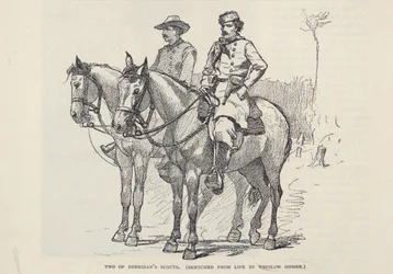 Dois dos escuteiros de Sheridan, da The Century Magazine, novembro de 1887
