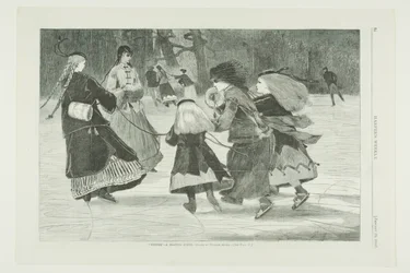 "inverno" - Cena de Patinagem