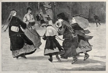 «Inverno» — Uma cena de patinagem