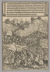 Batalha de Liège, placa 8 de Cenas Históricas da Vida do Imperador Maximiliano I do Arco do Triunfo