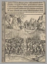 Guerra Suíça, placa 16 de Cenas Históricas da Vida do Imperador Maximiliano I do Arco do Triunfo