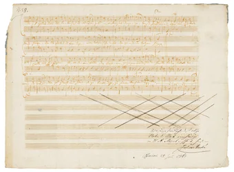 Manuscrito para música autografada, Zwei deutsche Kirchenlieder, K.343