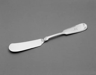 Butter Knife, c. 1845-1864 (prata)