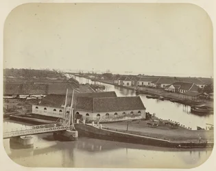 Canal do Porto e a Árvore em Batavia