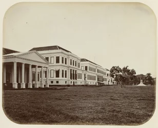 Palácio Daendels em Waterlooplein em Batavia