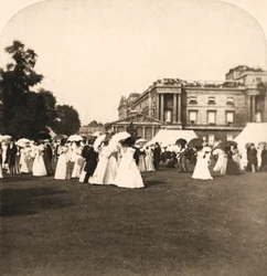 Festa no Jardim, Palácio de Buckingham, Londres, Inglaterra, 1900.
