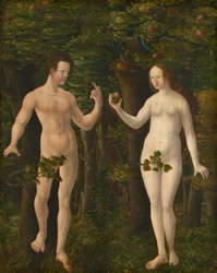 The Fall of Man [painel do meio], c. 1535.
