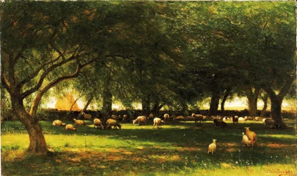 Meio-dia no Pomar, 1900.