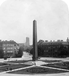 Karolinenplatz, Munique, Alemanha, c1900s.