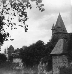 Stadtgraben, Baviera, Alemanha, c1900s.