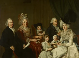 Pieter de Clercq (1731-1807) e a sua família