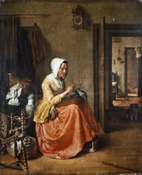 A Rendilheira, c.1831 (óleo sobre tela)