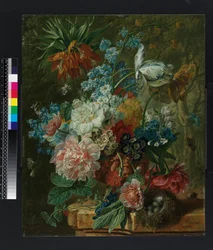 Vaso de flores, antes de 1831