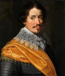 Retrato de um oficial, c.1625-1635 (óleo sobre painel)