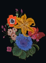 Ramo de flores vibrante
