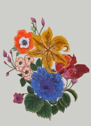 Ramo de flores vibrante