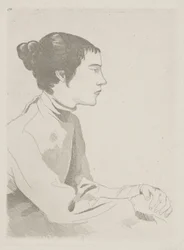Retrato de uma mulher (gravura)