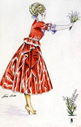 O lírio do vale para boa sorte, c. 1930 (cartão postal)