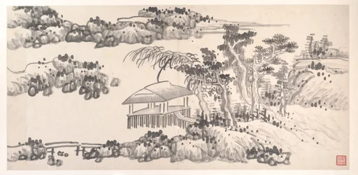 Paisagens dos Doze Meses, ca. 1685 (álbum de doze folhas de pintura; tinta sobre papel)