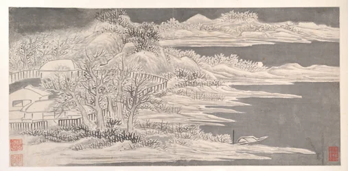 Paisagens dos Doze Meses, ca. 1685 (álbum de doze folhas de pintura; tinta sobre papel)