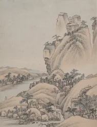 Paisagens, datada de 1668.