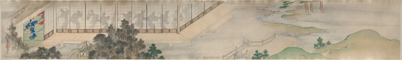 Os dançarinos das sombras, década de 1800.
