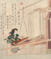 Tecelagem Hataori, c1829.