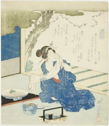 Summer Robes (Natsugoromo), da série "A Comparison of Incense (Takimono awase)"