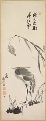 Garça e juncos