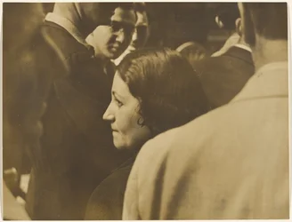 [Woman in a Crowd].