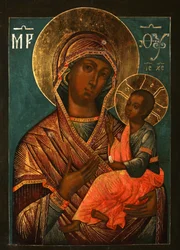 A Virgem Hodegetria, início do século XVIII.