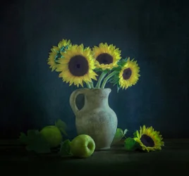 Girassóis e Maçãs Verdes