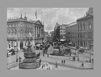 Piccadilly Circus, Londres, c1900