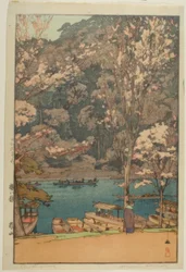 Arashiyama, da série "Oito Cenas de Flores de Cerejeira".
