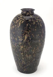 Garrafa com esmalte de tartaruga, província de Jiangxi, do século XIII a XIV (cerâmica)