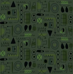 Padrão sem costuras, 2018 (gráfico vetorial)