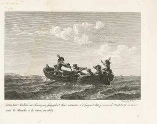 Jan Bart escapa de uma prisão inglesa e atravessa o Canal da Mancha de barco a remo, 1689 Jean-Bart, Forbin, un operations français et deux mousses s