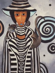 Preto e Branco, 2005 (óleo sobre tela)