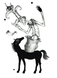 Pequenas maravilhas, 2019 (desenho a tinta no papel)