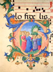 Missal 515 f.144v Historiated 