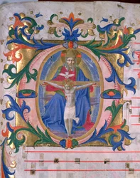 Sra. 523 f.166r Historiated initial 