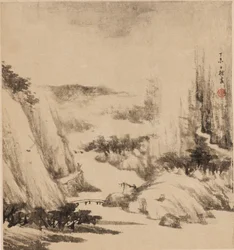 Paisagem fluvial, 1667