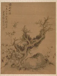 Ramos geados e bambu anão, no estilo de Su Shih, 1775.